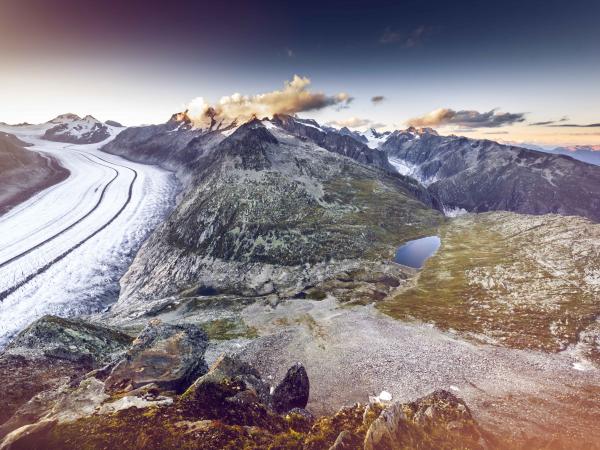Great Aletsch Glacier, must-see sights in Valais, Valais, Switzerland